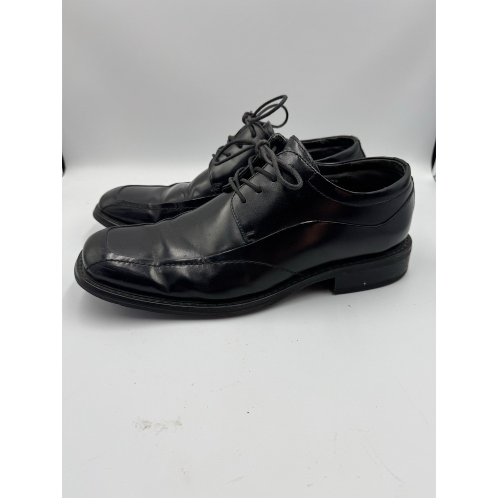 FLORSHEIM OXFORDS DRESS BLACK LEATHER LACE UP MEN'S COMFORT SHOES 10.5 M